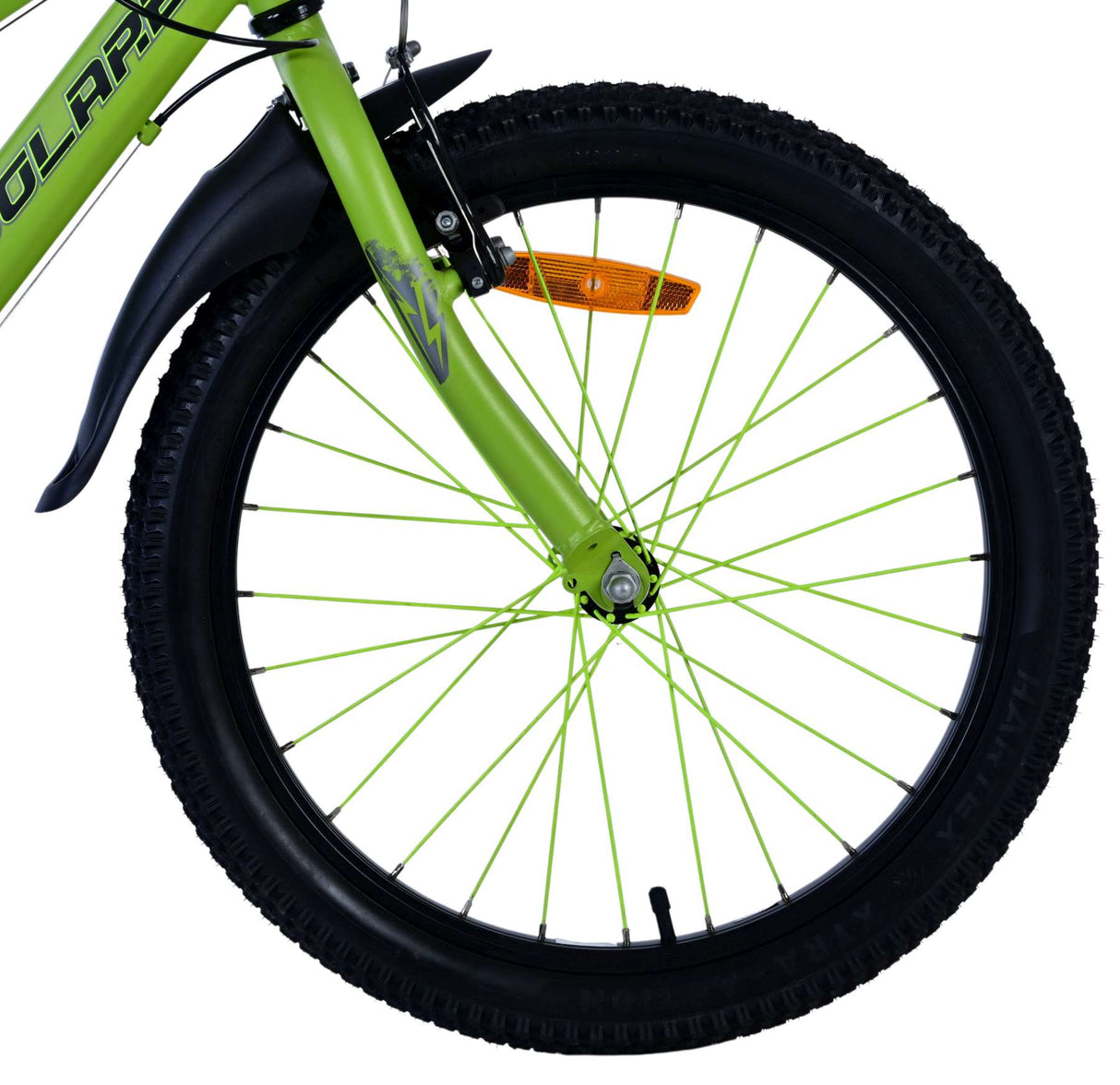 Volare rocky kinderfiets - 20 inch - 7 versnellingen - groen grijs