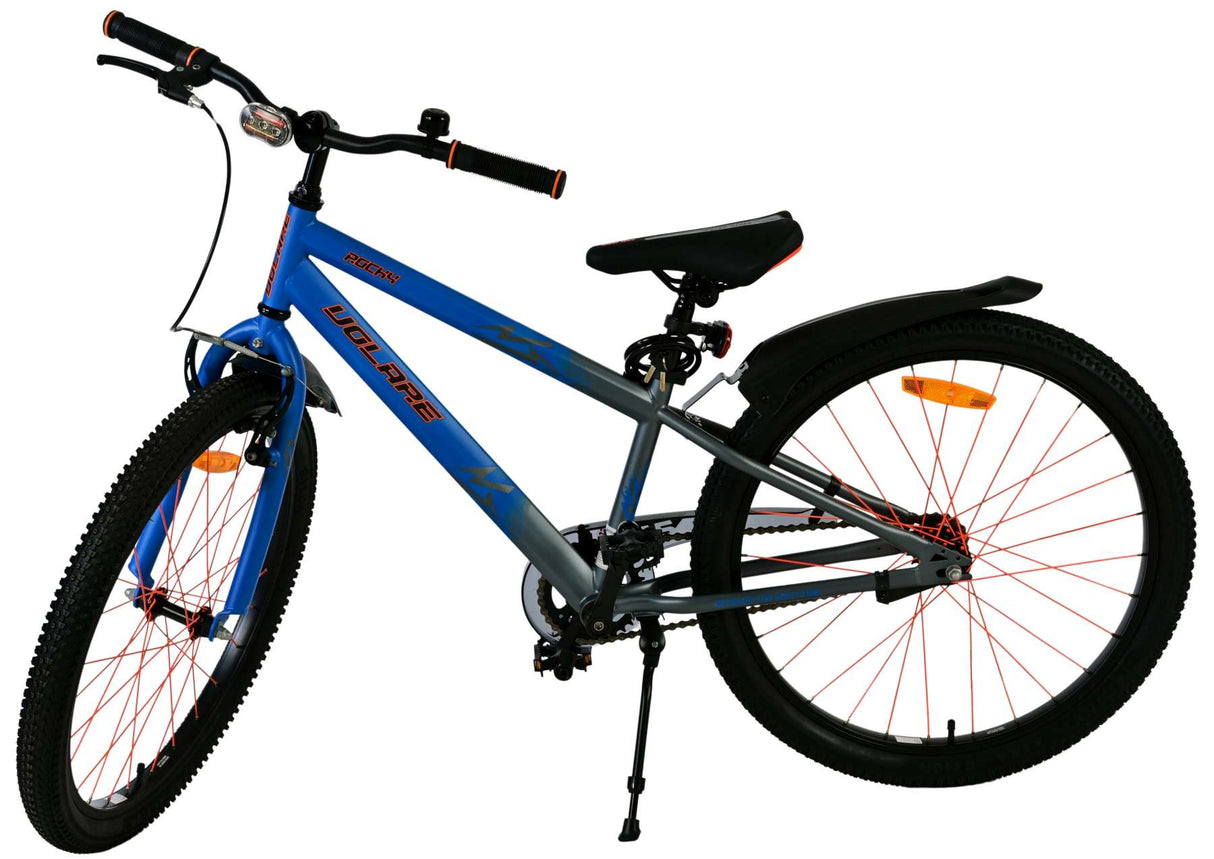 Volare rocky kinderfiets - jongens - 24 inch - blauw