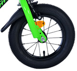 Volare sportivo kinderfiets - jongens - 12 inch - groen zwart - twee handremmen