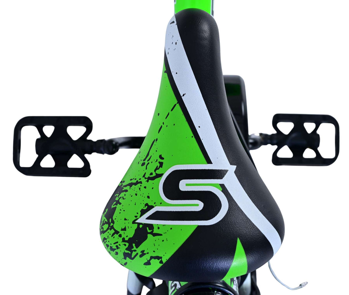 Volare sportivo kinderfiets - jongens - 12 inch - groen zwart - twee handremmen
