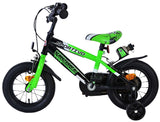 Volare sportivo kinderfiets - jongens - 12 inch - groen zwart - twee handremmen