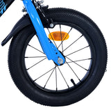 Volare sportivo kinderfiets - jongens - 14 inch - blauw zwart - twee handremmen
