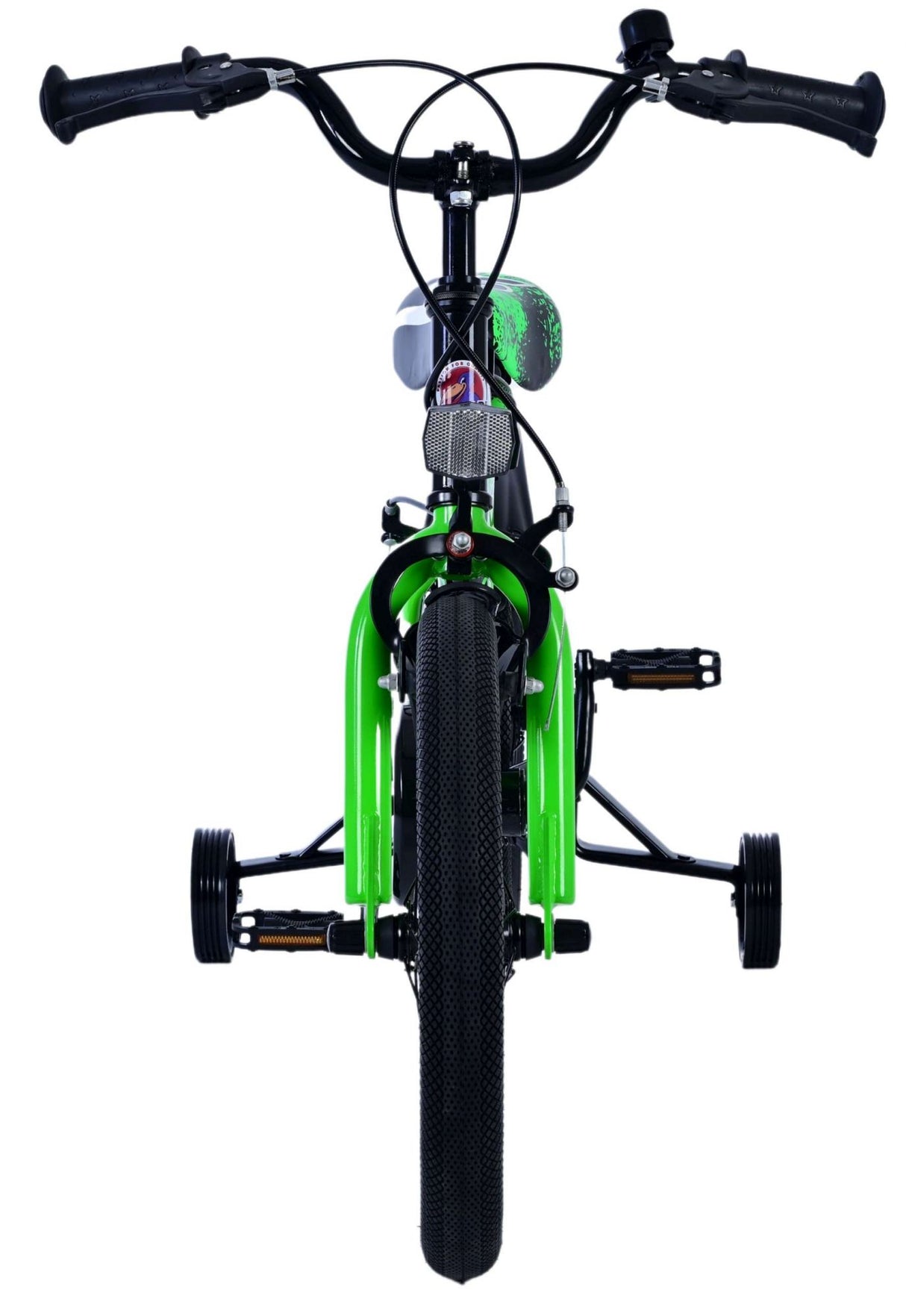 Volare sportivo kinderfiets - jongens - 16 inch - groen zwart - twee handremmen