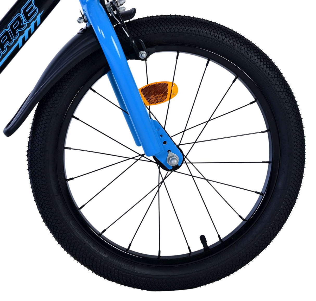 Volare sportivo kinderfiets - jongens - 18 inch - blauw zwart - twee handremmen