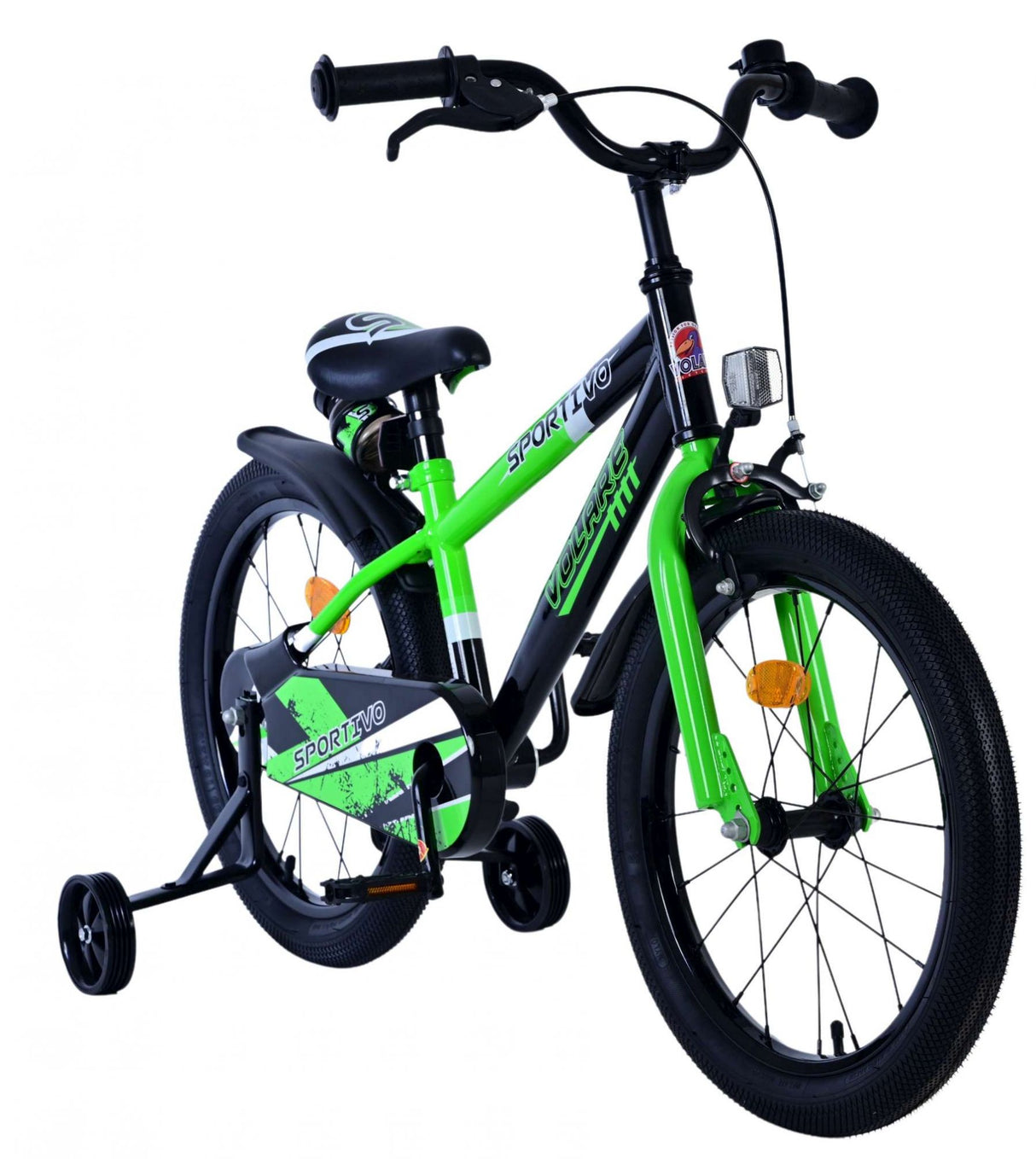Volare sportivo kinderfiets - jongens - 18 inch - groen zwart