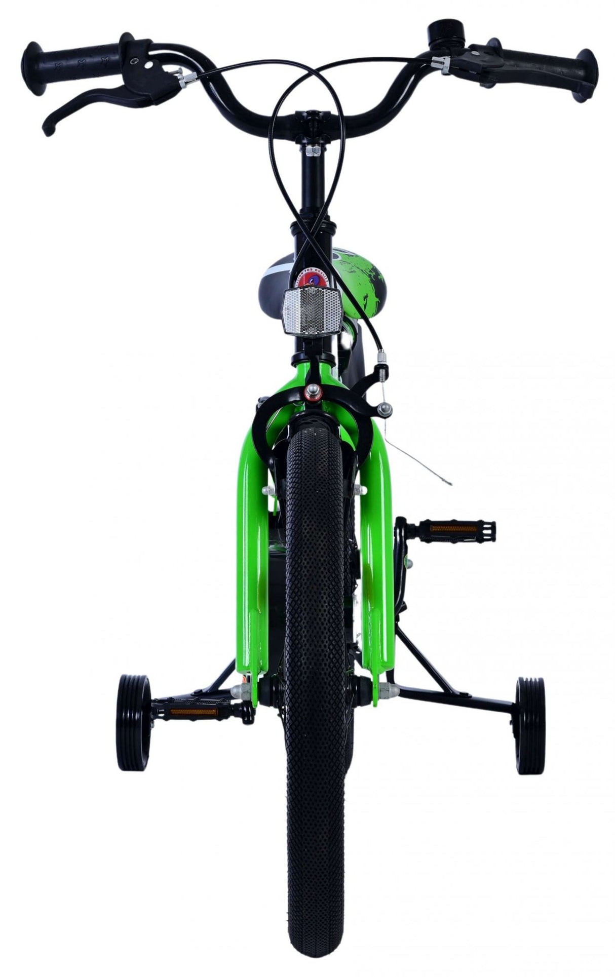 Volare sportivo kinderfiets - jongens - 18 inch - groen zwart - twee handremmen
