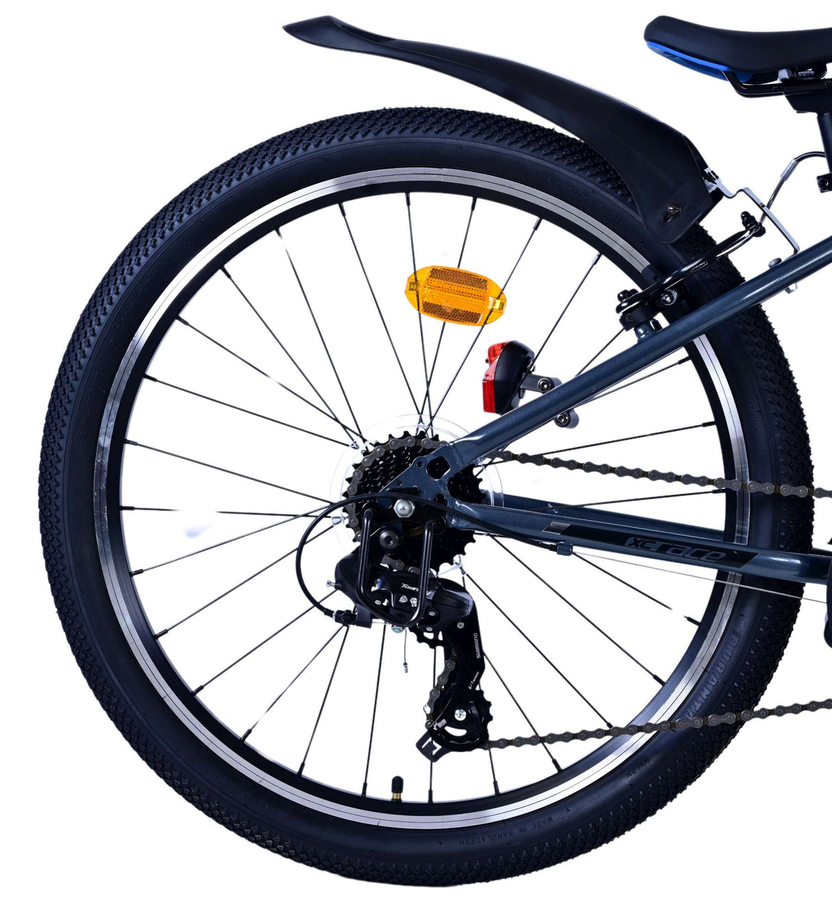 Volare xc race kinderfiets - 24 inch - 21 versnellingen - blauw grijs