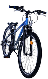 Volare xc race kinderfiets - 24 inch - 21 versnellingen - blauw grijs