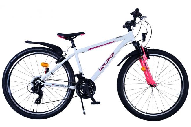 Volare xc race kinderfiets - 26 inch - 21 versnellingen - wit roze