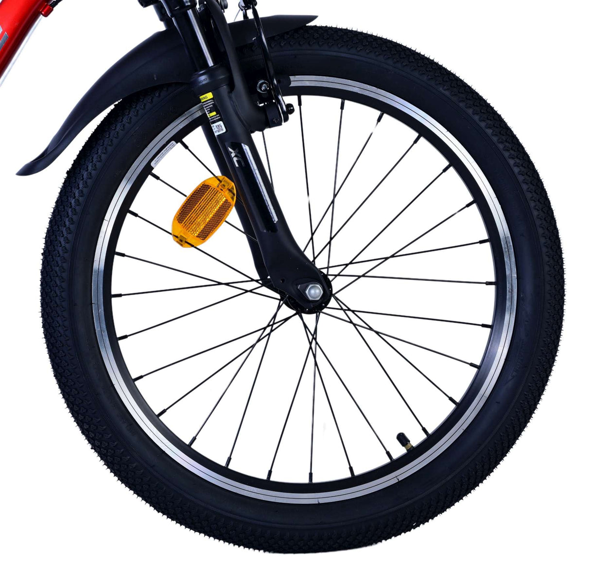 Volare xc race kinderfiets - 20 inch - 7 speed - rood grijs