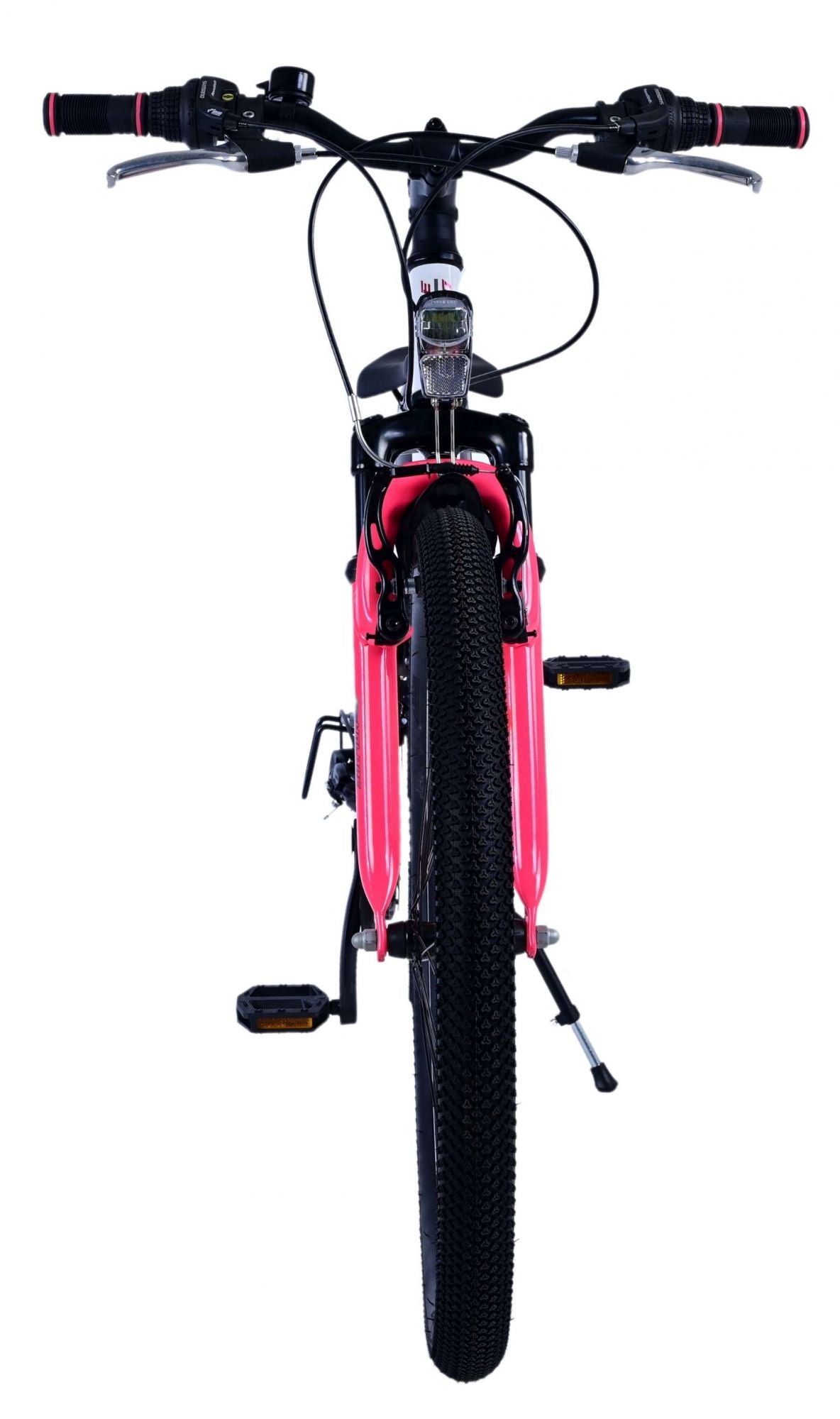 Volare xc race kinderfiets - 24 inch - 21 speed - wit roze