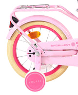 Volare uitstekende kinderfiets - meisjes - 14 inch - roze