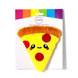 Pizza foodiemals pluche heatpack lavendel tarwe