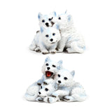 Wolf puppy trio