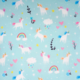 Eenhoorn magie 3m cadeaupapier rol