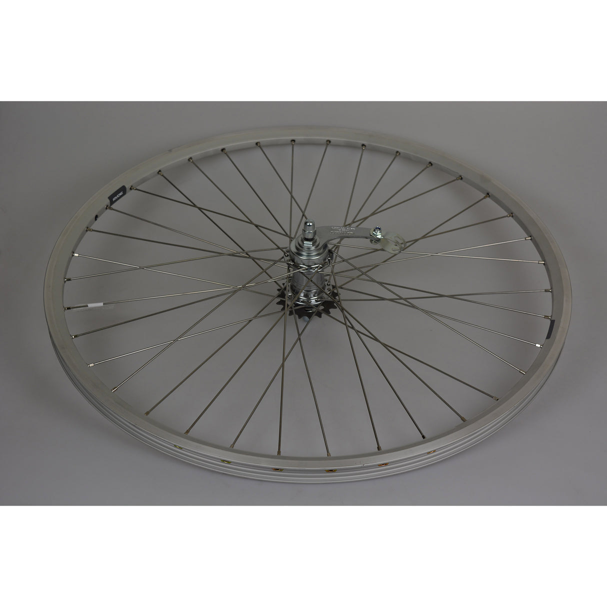 Achterwiel 28 19-622 zac 2000 zilver 36 spaak inox remnaaf