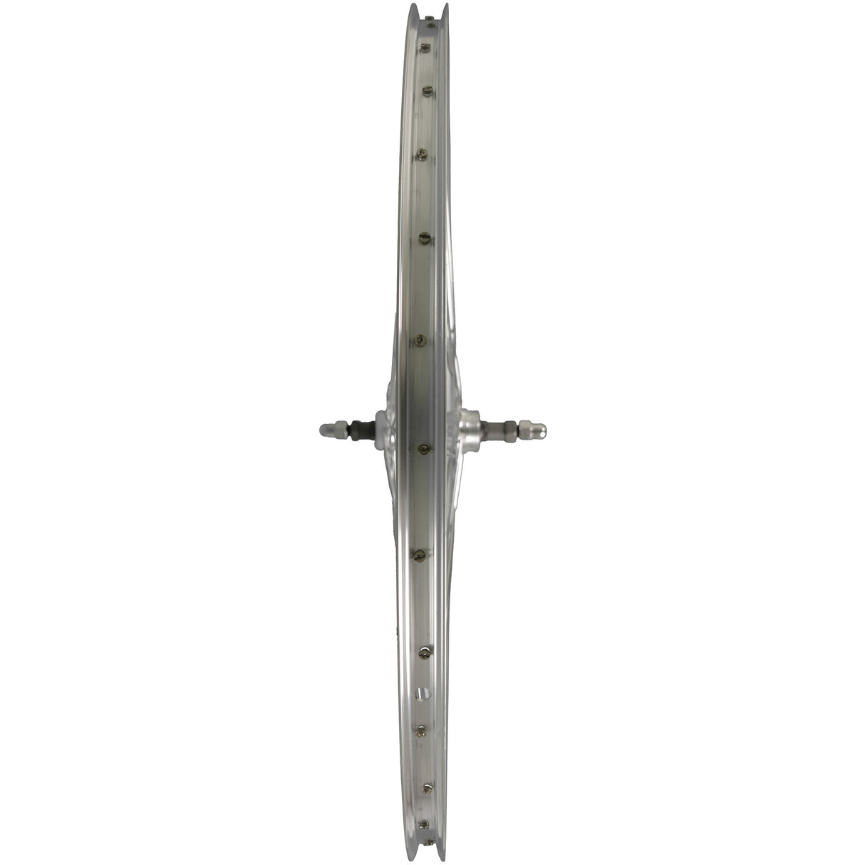 Roland achterwiel p24h 28 36g 7v vaste as alu zilver
