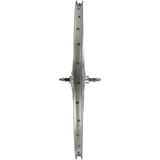 Roland achterwiel p24h 28 36g 7v vaste as alu zilver