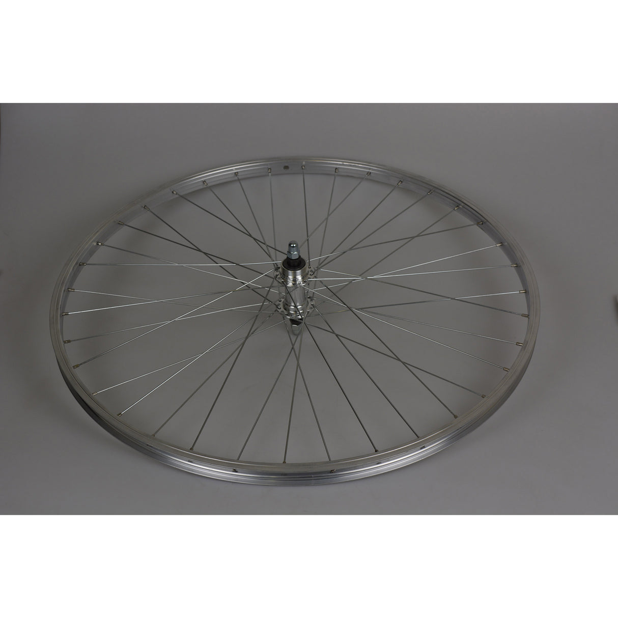 Achterwiel 28 velg beretta vaste as alu eco freewh. zilv.