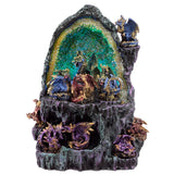 Dark legends kristalgrot draken miniatuur beeldjes