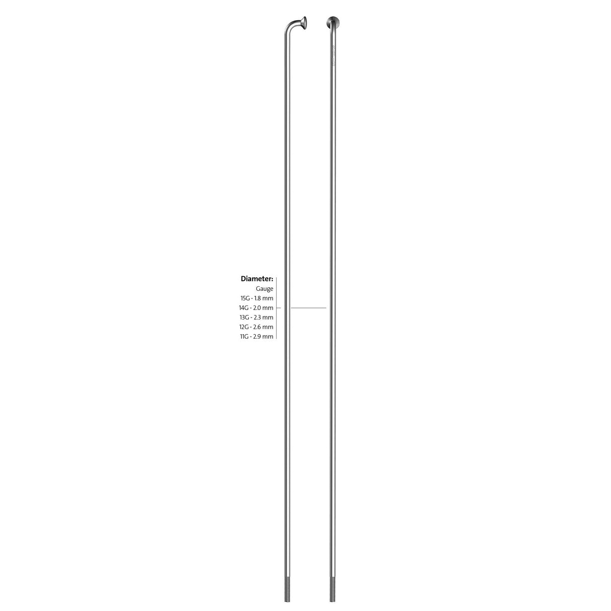 Roland sapim spaak 13-294 leader rvs zonder nippel (100st)