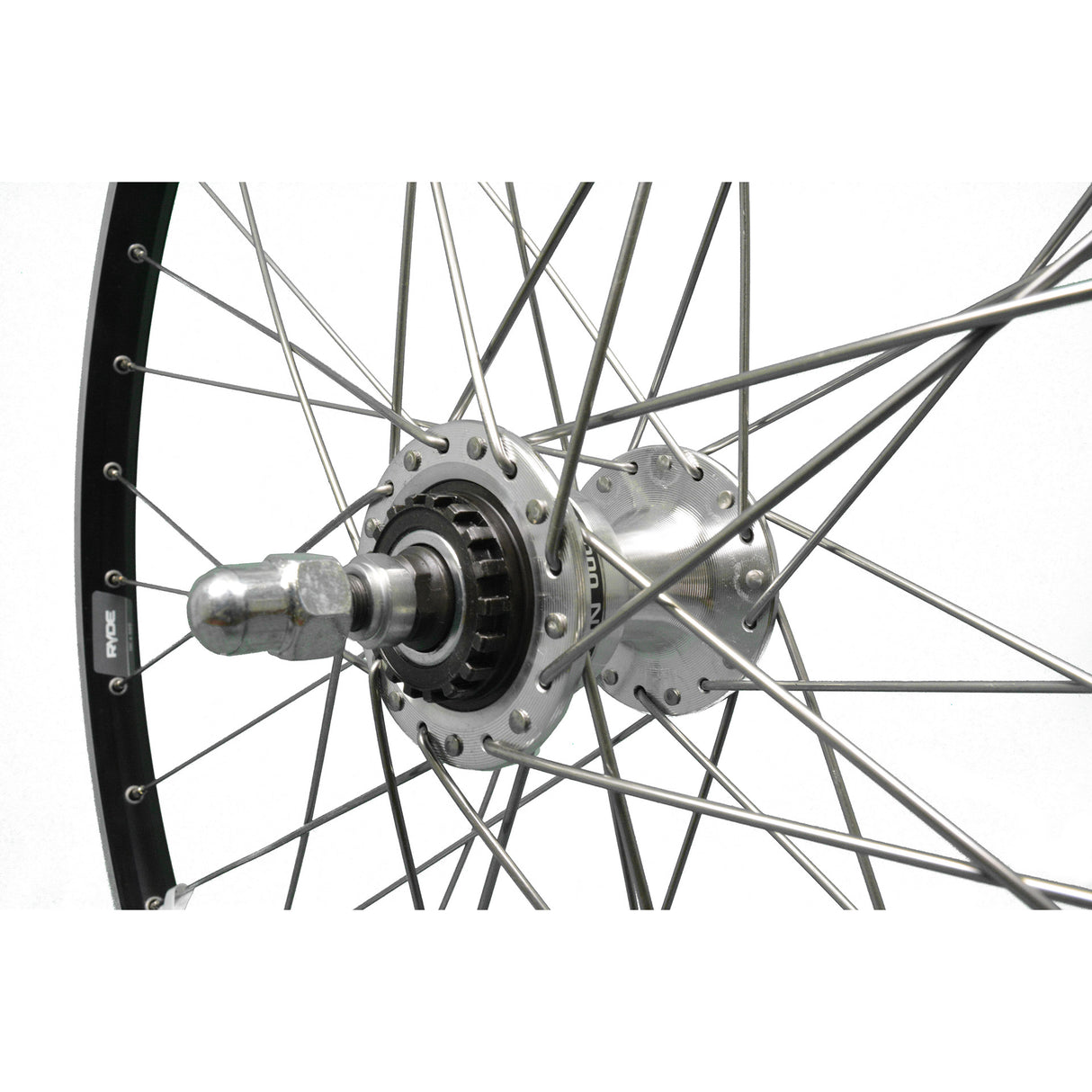Voorwiel 26 19-559 zac19 zwart rollerbr. aansluit spaak14 rvs