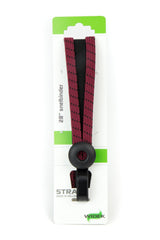 Qibbel widek triobinder eye met haak 24+2x12mm zwart bordeaux