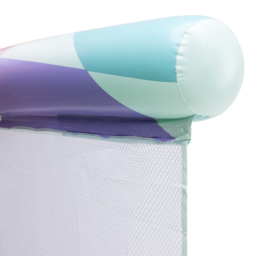 Colorblocking | meerkleurige waterhangmat