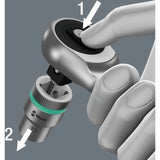 Wera 8100 SC 7 Zyklop Metal-ratelset met doorsteekvierk