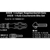 Wera 845 8 Verzink bit-set, 8‑delig