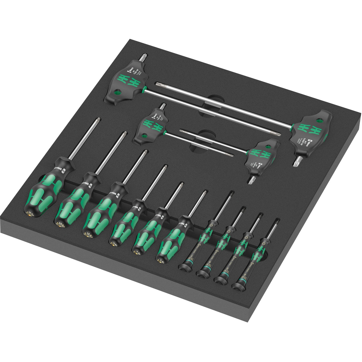Wera 9712 Schuimrubberen inzetstuk met TORX HF-schroeve