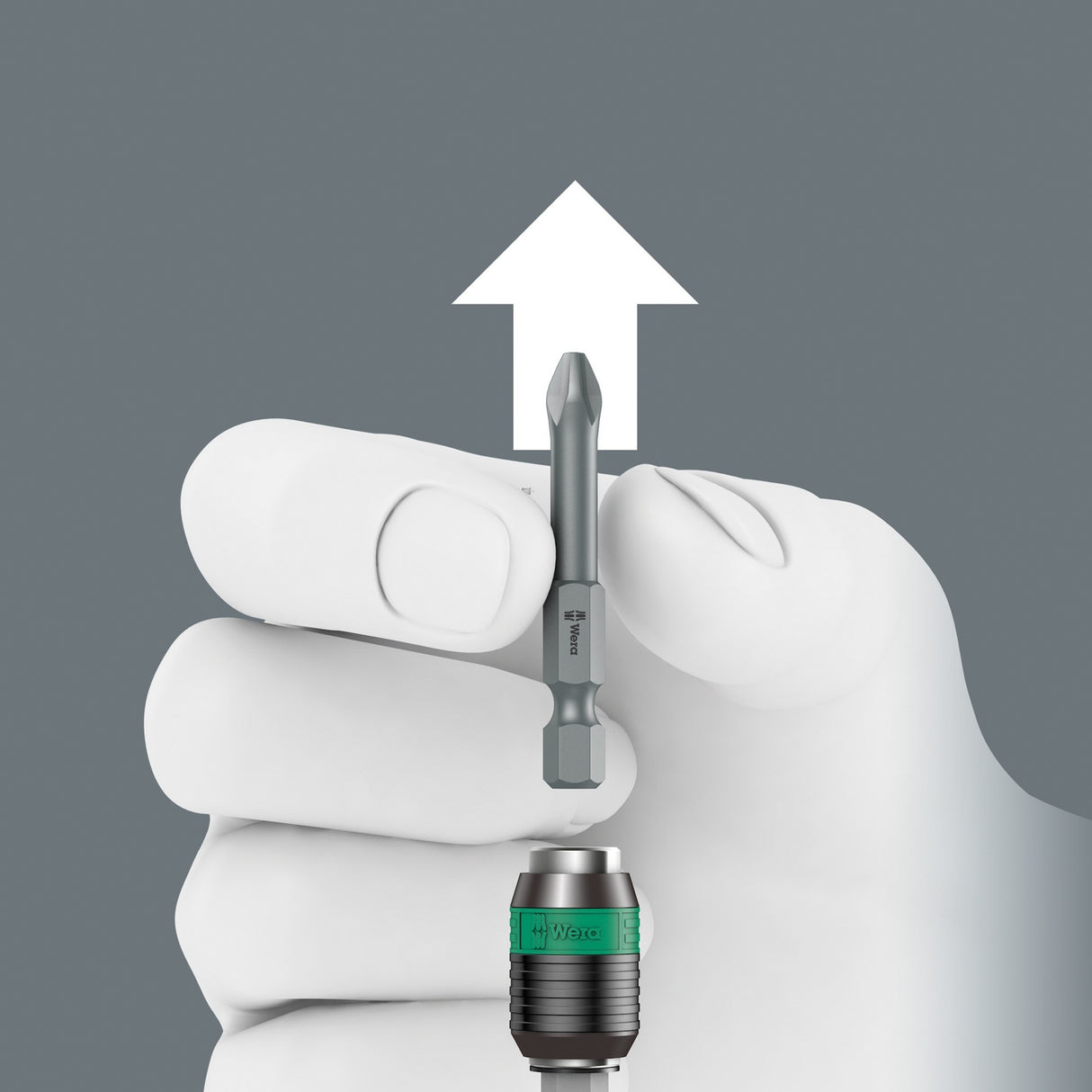 Wera Bits-Handhouder 813 R met Rapidaptor Bithouder