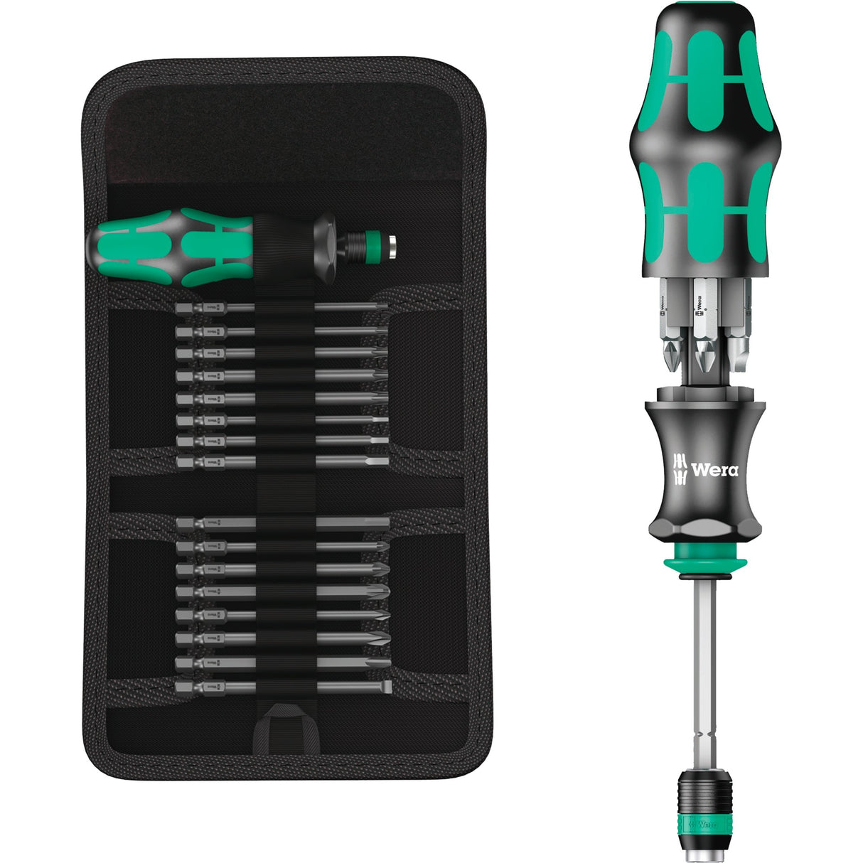 Wera Kraftform Kompakt 26 met etui, 7‑delig
