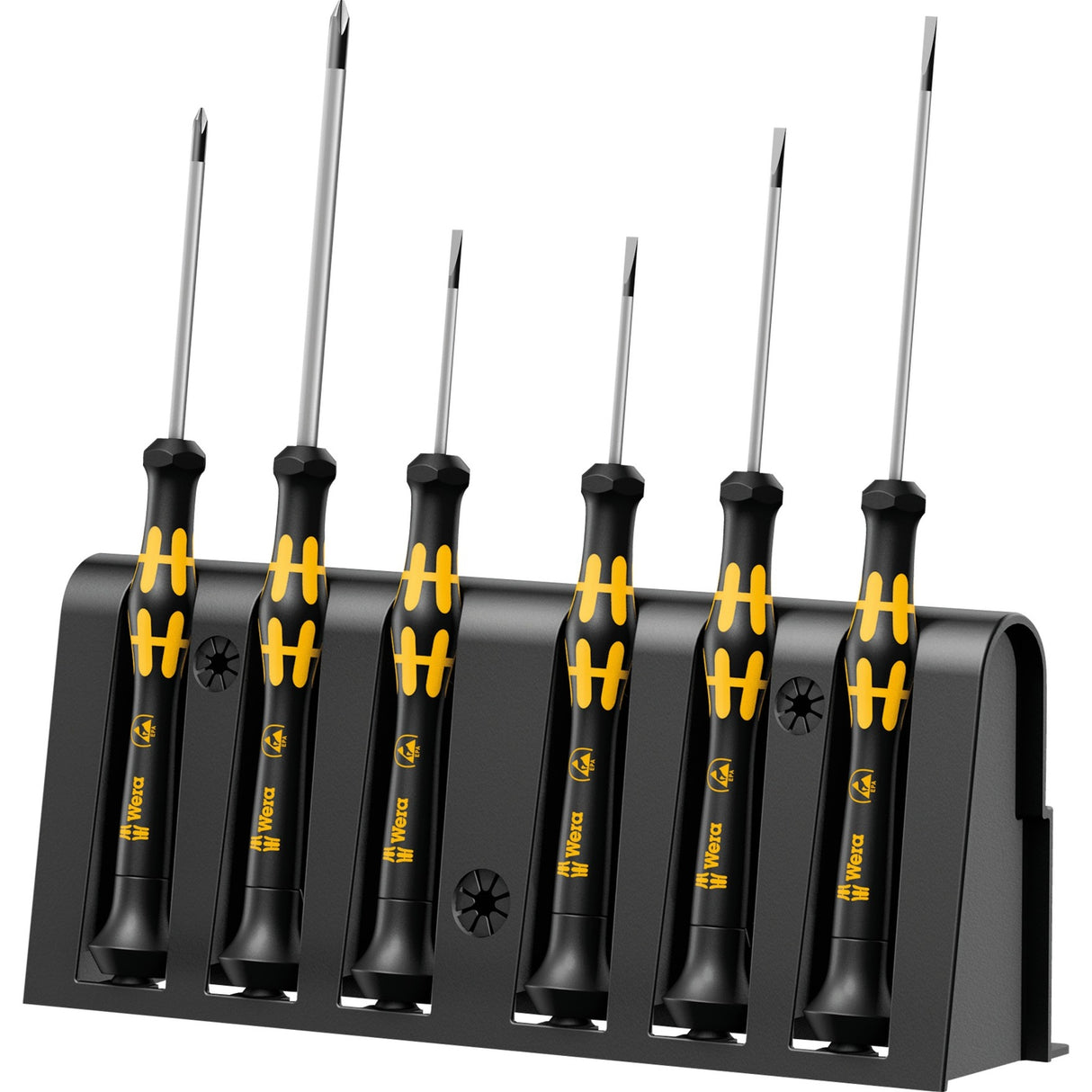 Wera Micro ESD schroevendraaierset met Rek