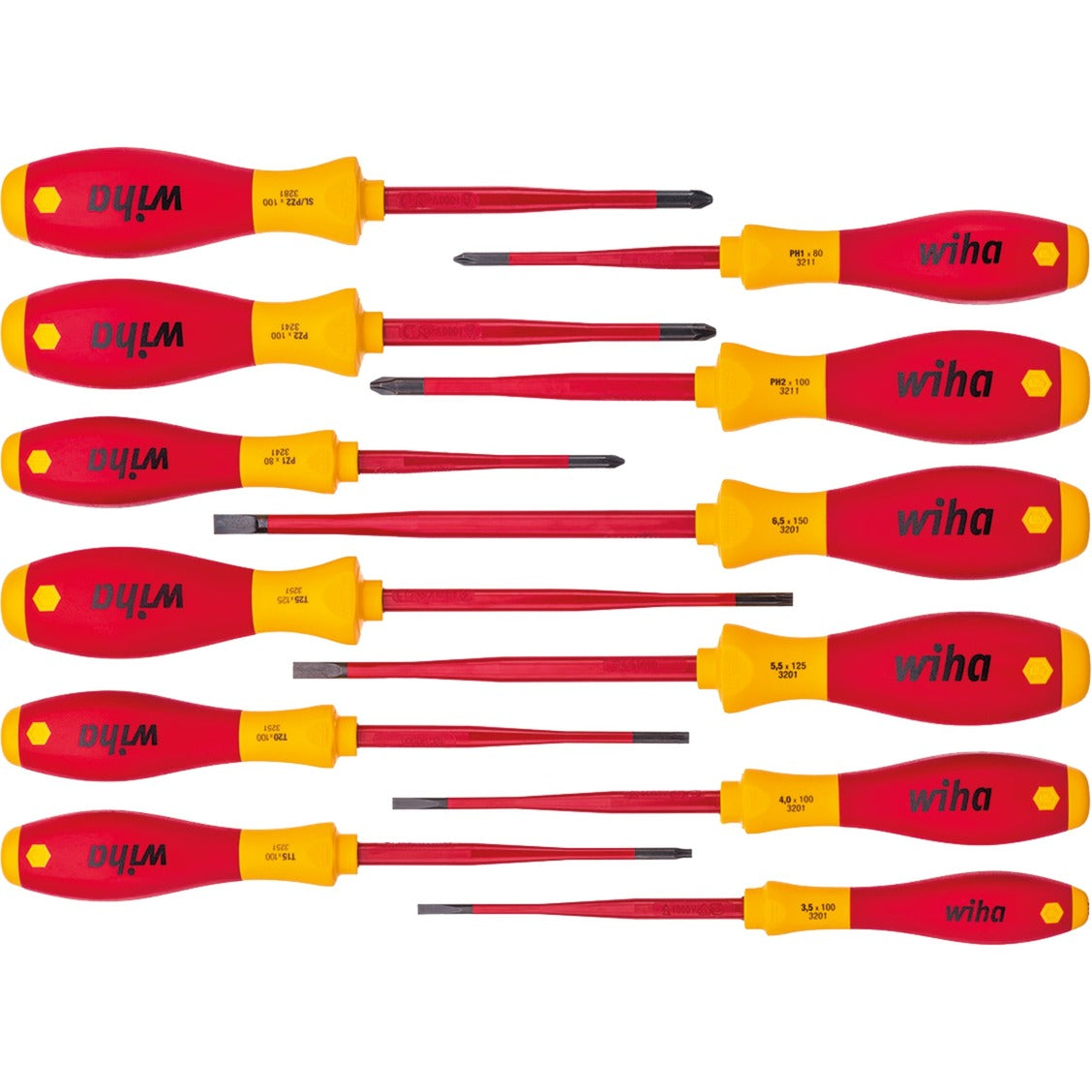 Wiha Schroevendraaierset SoftFinish electric slimFix