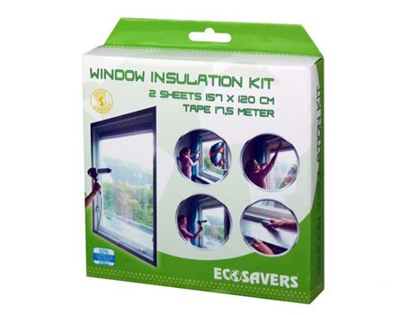 Ecosavers venster-isolatiefolie - 1,57 x 1,20 m (3,75 m²)
