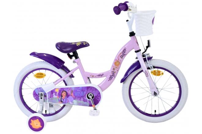 Wish disney 16 inch fiets lila 31652