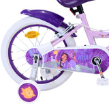 Wish disney kinderfiets - meisjes - 16 inch - paars - twee handremmen