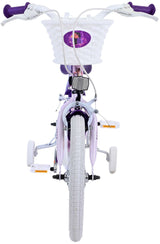 Wish disney kinderfiets - meisjes - 16 inch - paars - twee handremmen