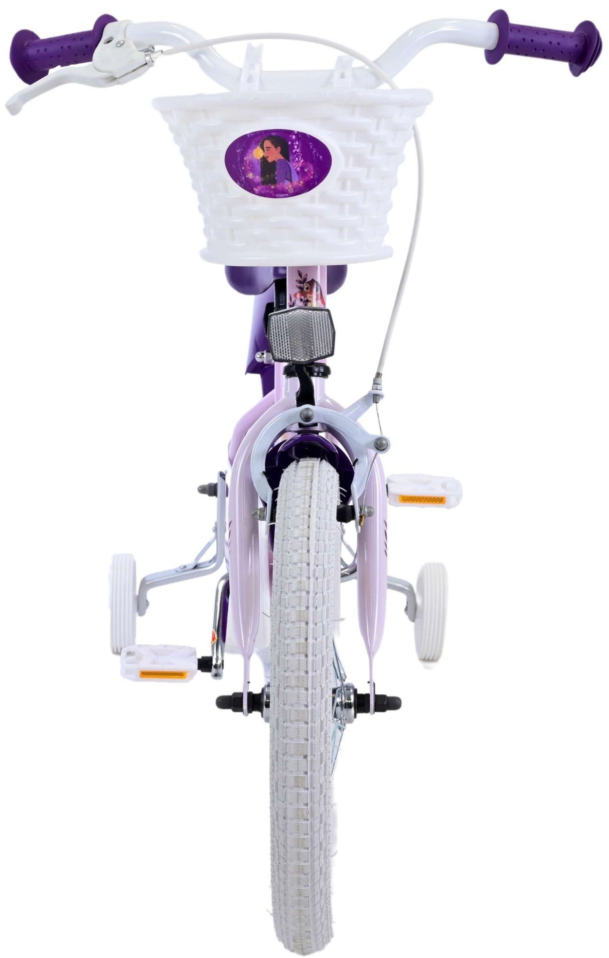 Wish disney 16 inch fiets lila 31652