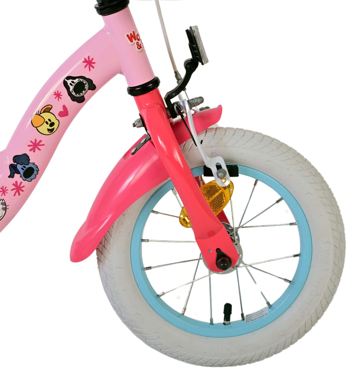 Woezel pip kinderfiets - meisjes - 12 inch - roze