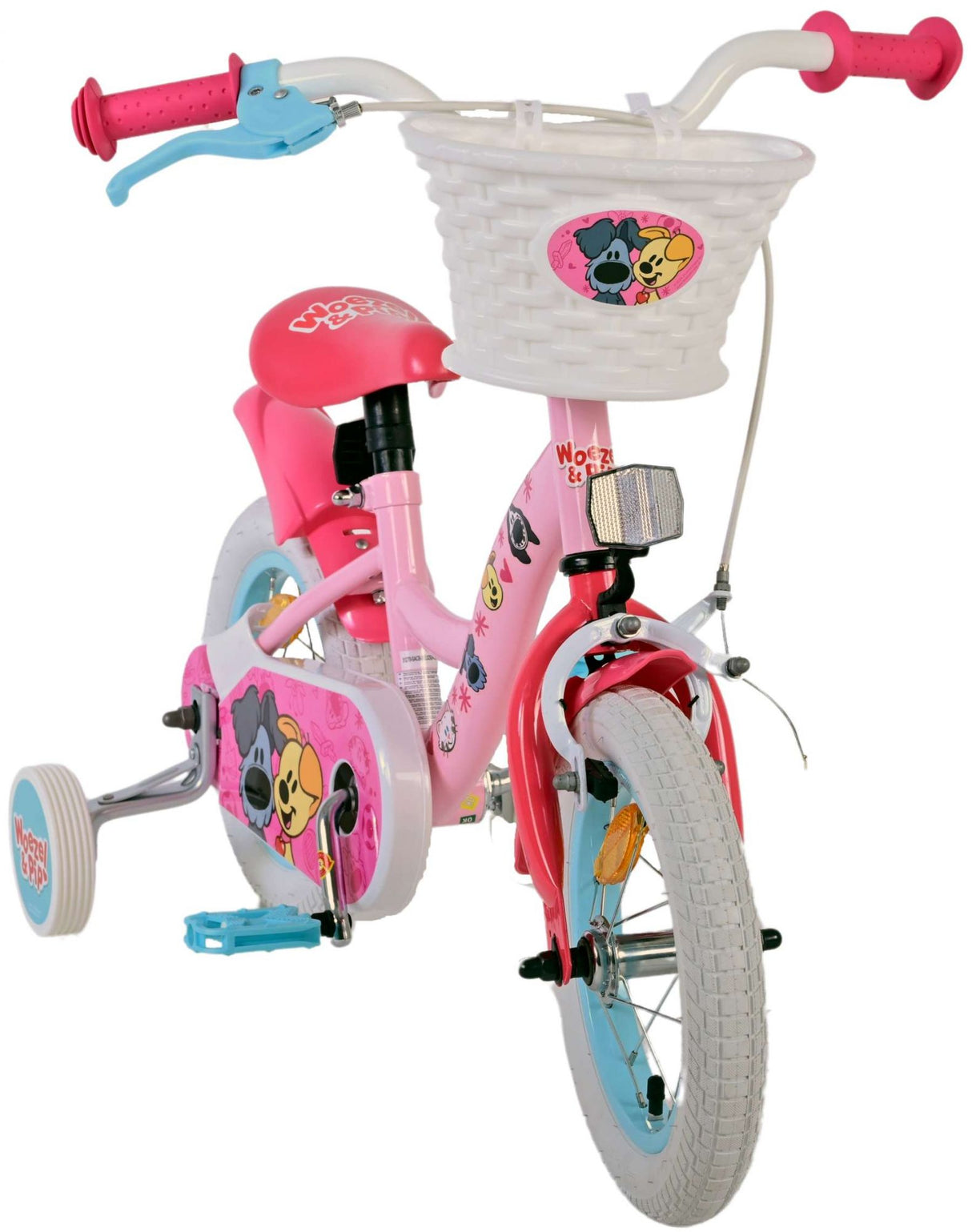 Woezel pip kinderfiets - meisjes - 12 inch - roze