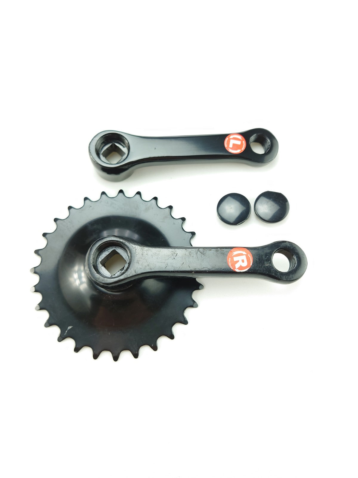 Imp crankstel ort 28t zwart