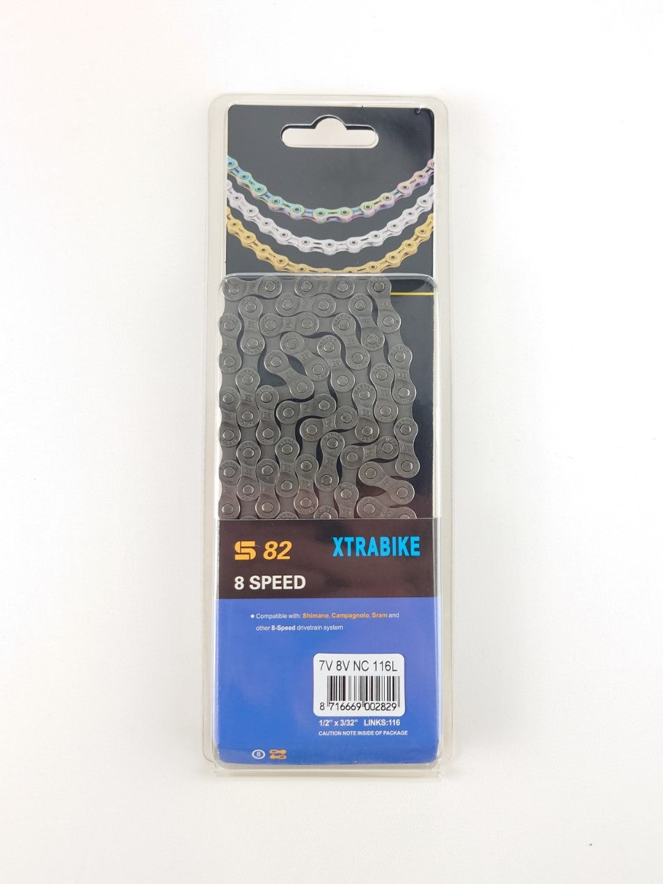 Xtrabike ketting 7v 8v nc 116l