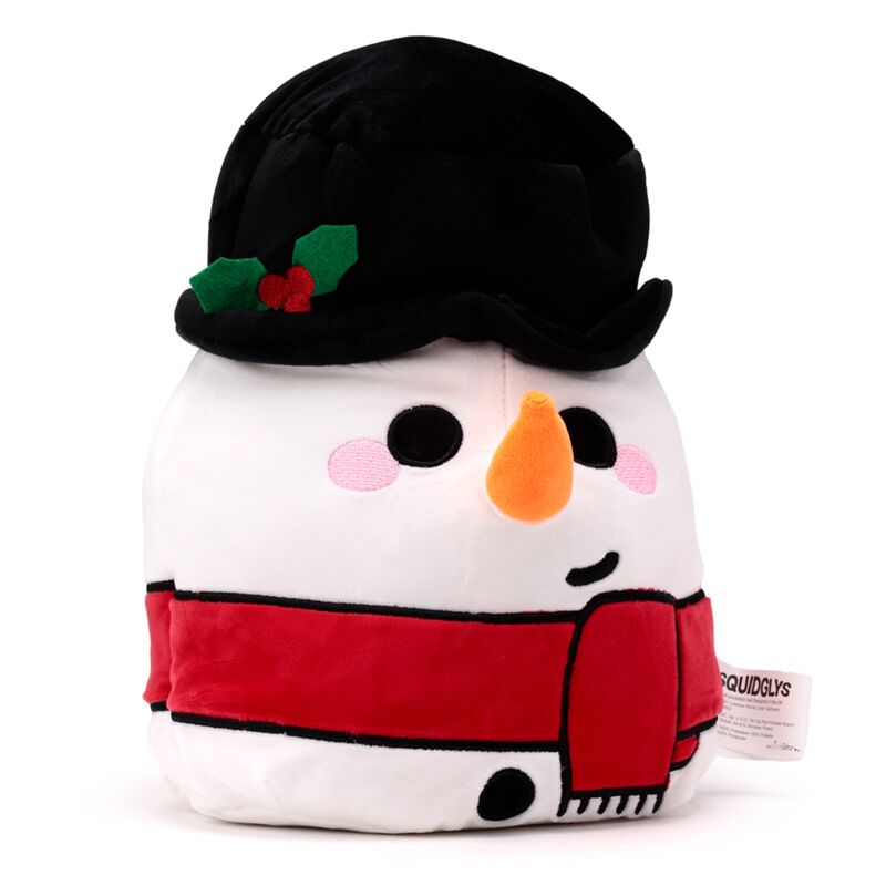 Pluche squidglys feestelijke kerstmis cole de sneeuwpop