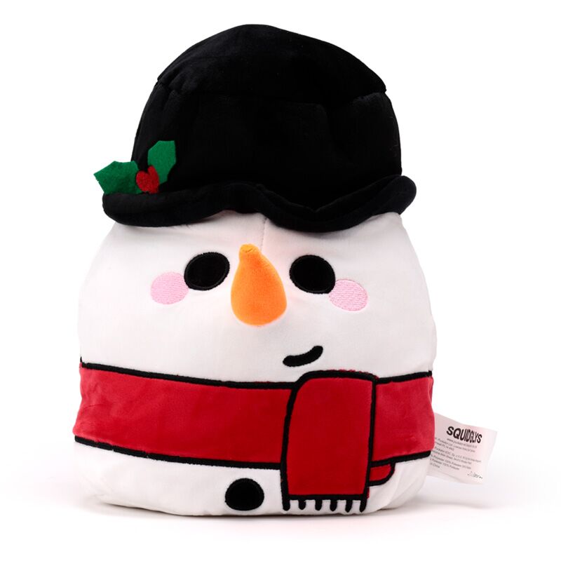 Pluche squidglys feestelijke kerstmis cole de sneeuwpop
