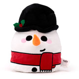 Pluche squidglys feestelijke kerstmis cole de sneeuwpop