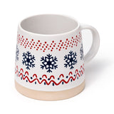 Sneeuwvlok stoneware mok