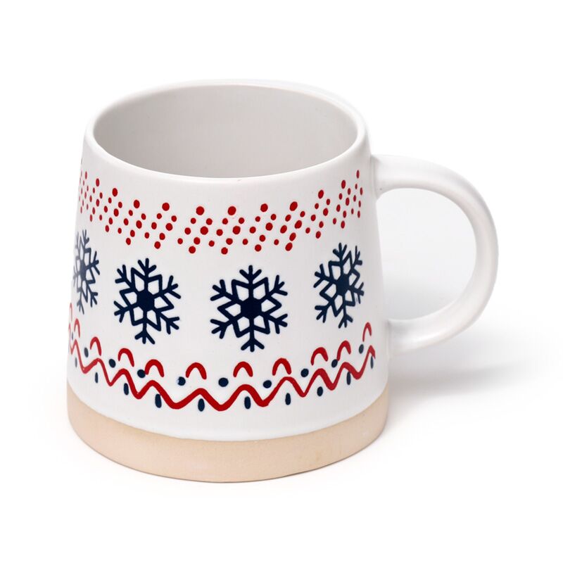 Sneeuwvlok stoneware mok