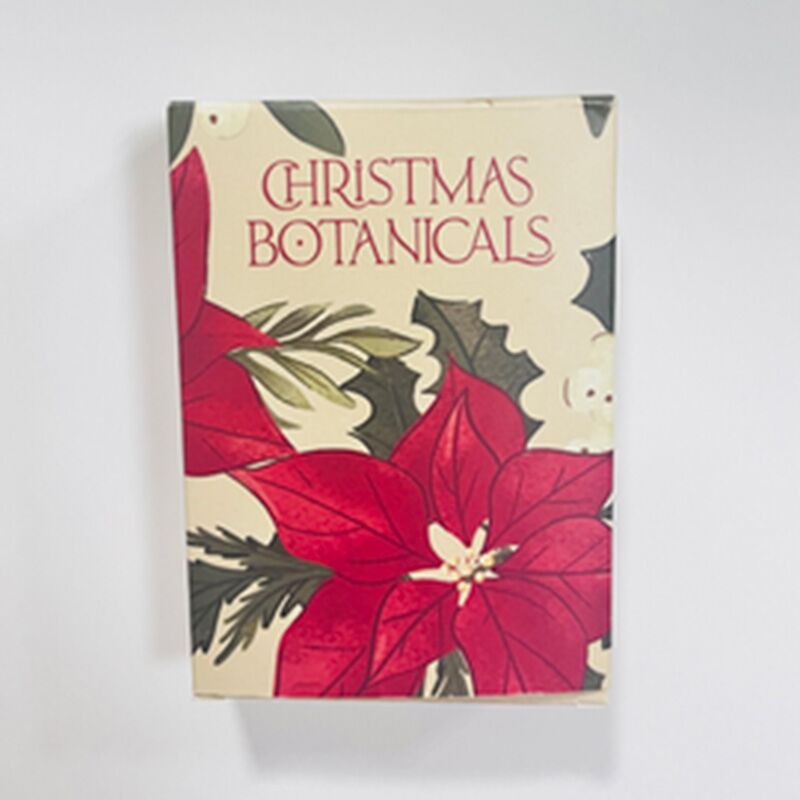 Botanische kerstmis speelkaarten kaartspel